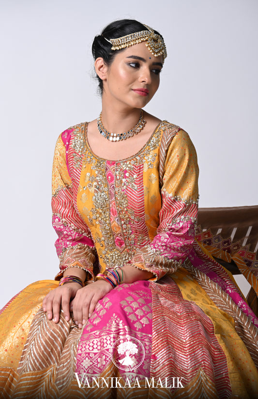 Corel Anarkali Set